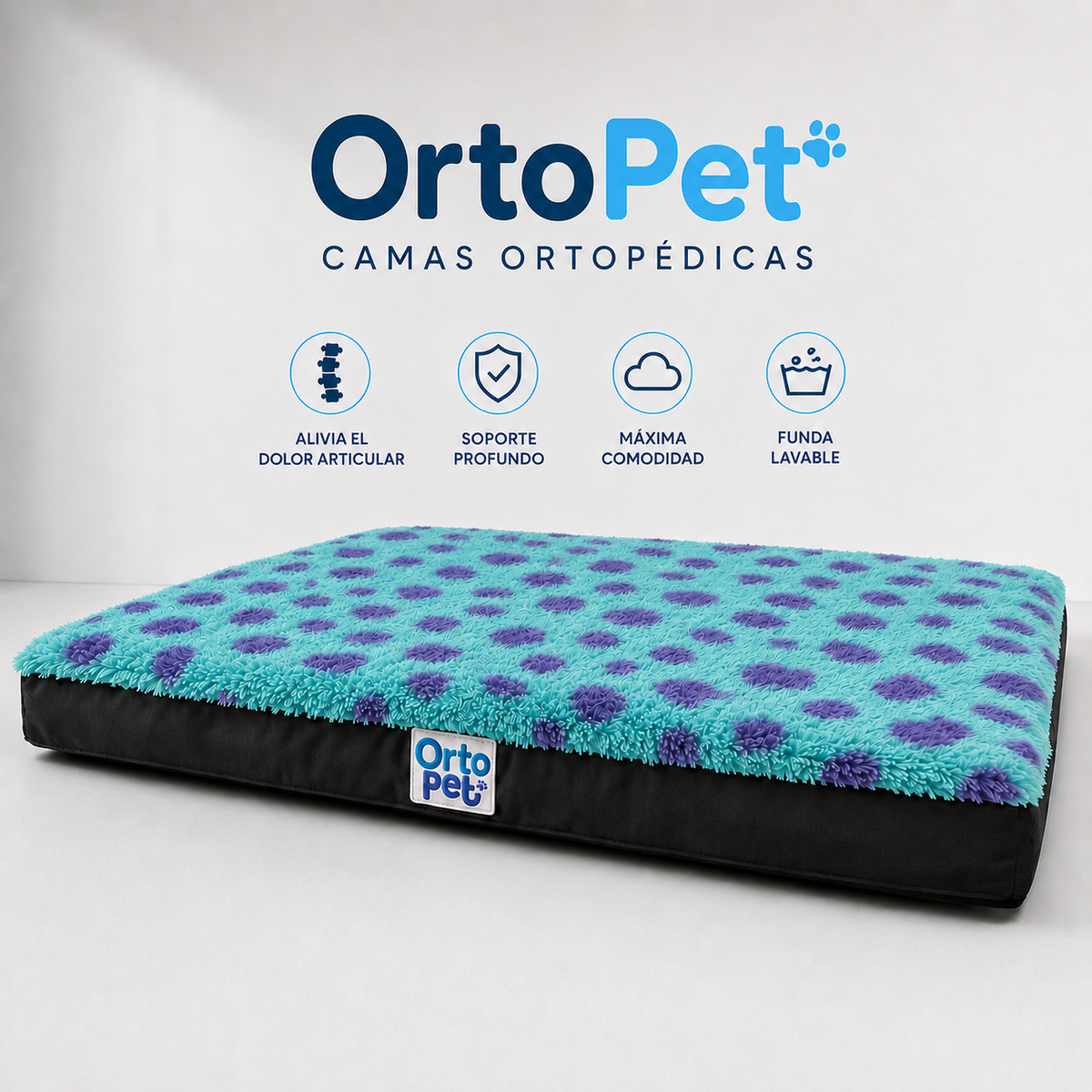 Cama Ortopedica Doble-Soporte